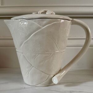 Michael Aram Forest Leaf Tea / Coffee Pitcher - NWOT